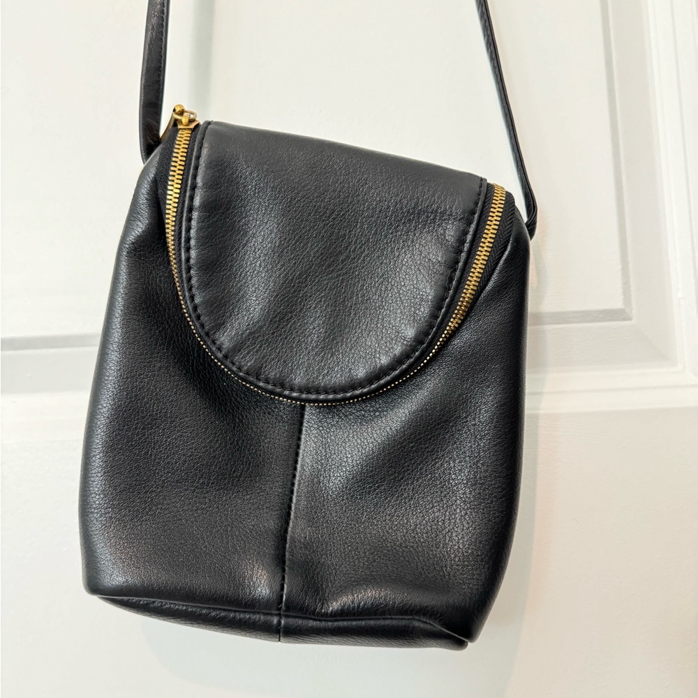 Hobo leather crossbody purse